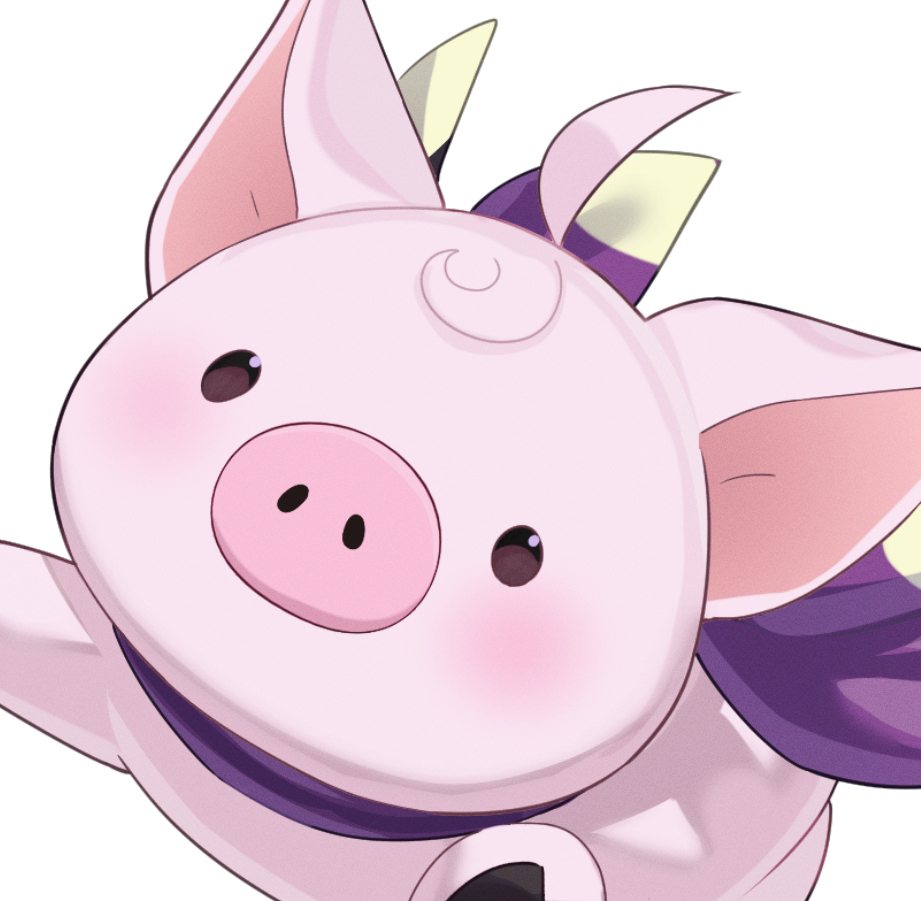 しきぶぅのぶたキャラクター